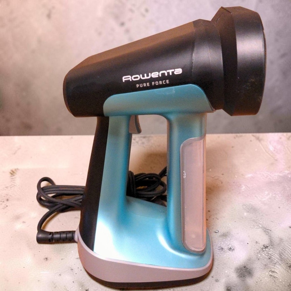 Rowenta Pure Force Handheld Garment Steamer Iron Blue DR82XX Professional Steam
